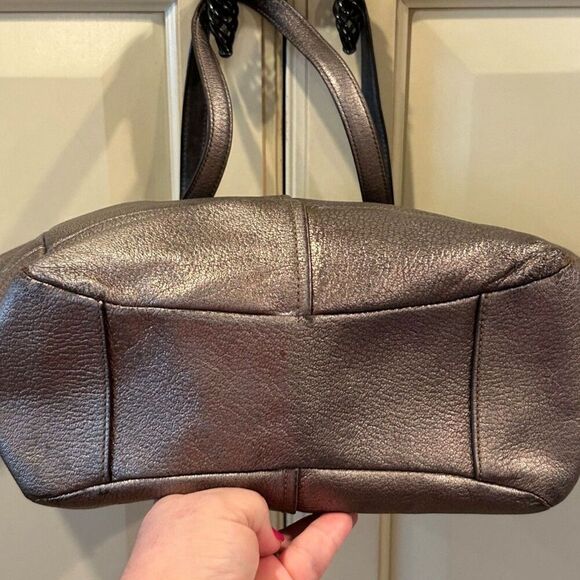Coach Bronze Metallic Shoulder Bag - Picture 3 of 15